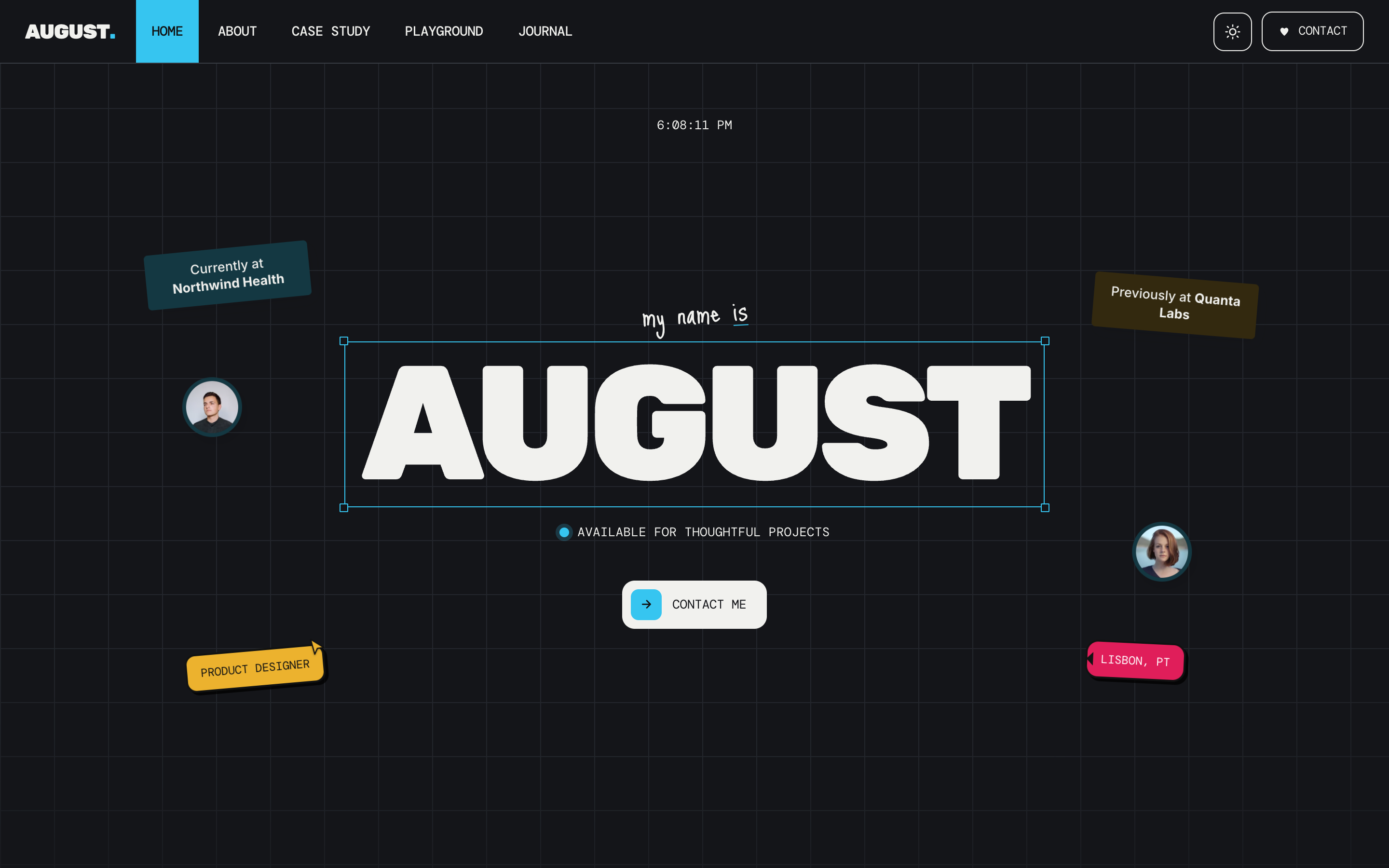 August - Built-in dark mode
