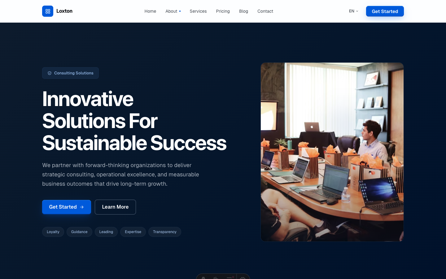 Enterprise theme preview