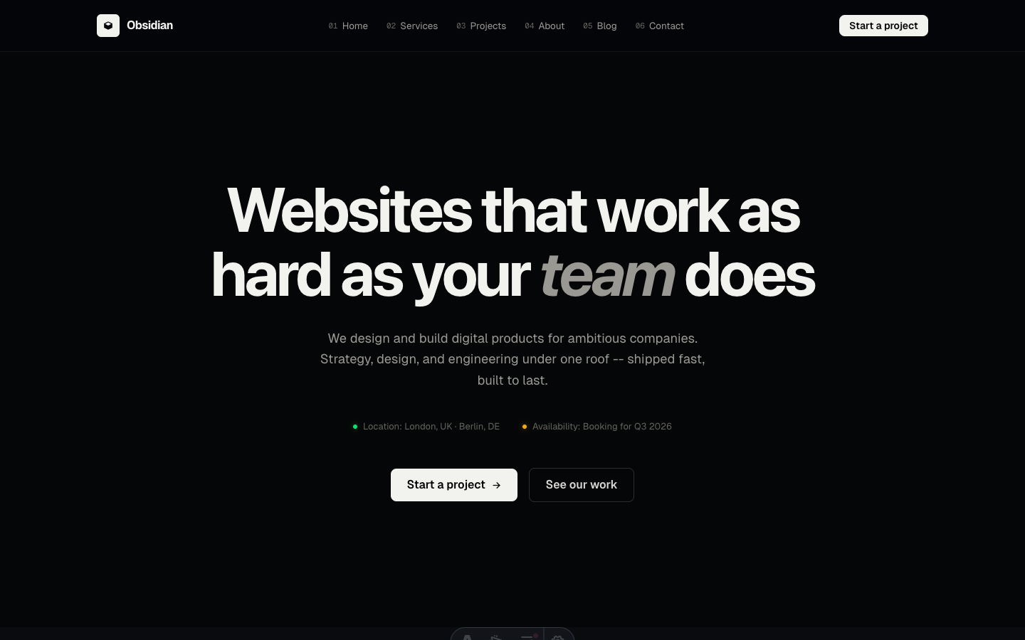 Obsidian theme preview