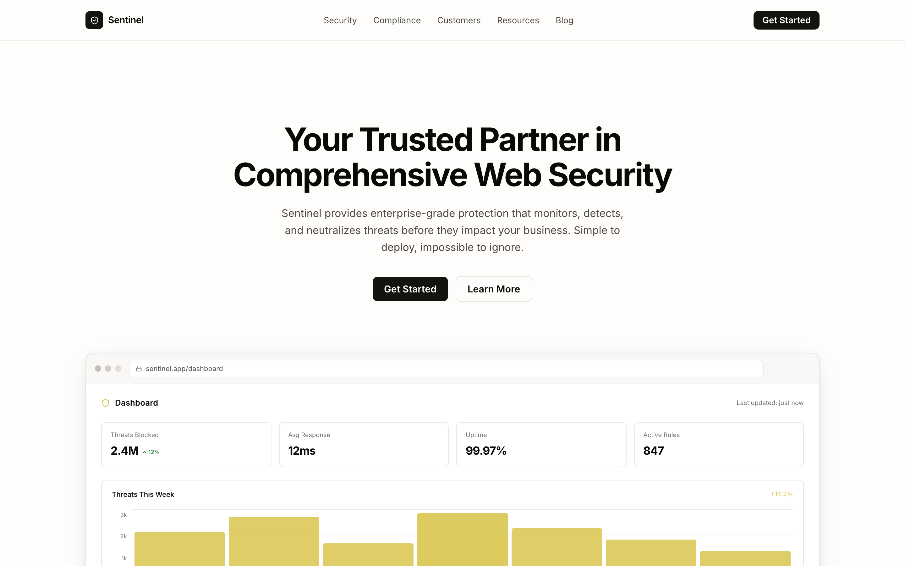 Shield - Homepage hero