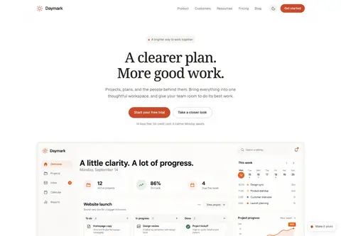 Daymark theme preview