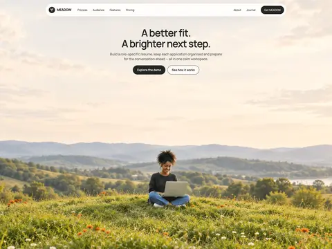 Meadow theme preview