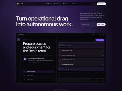 Sable theme preview