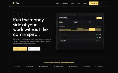 Tally theme preview